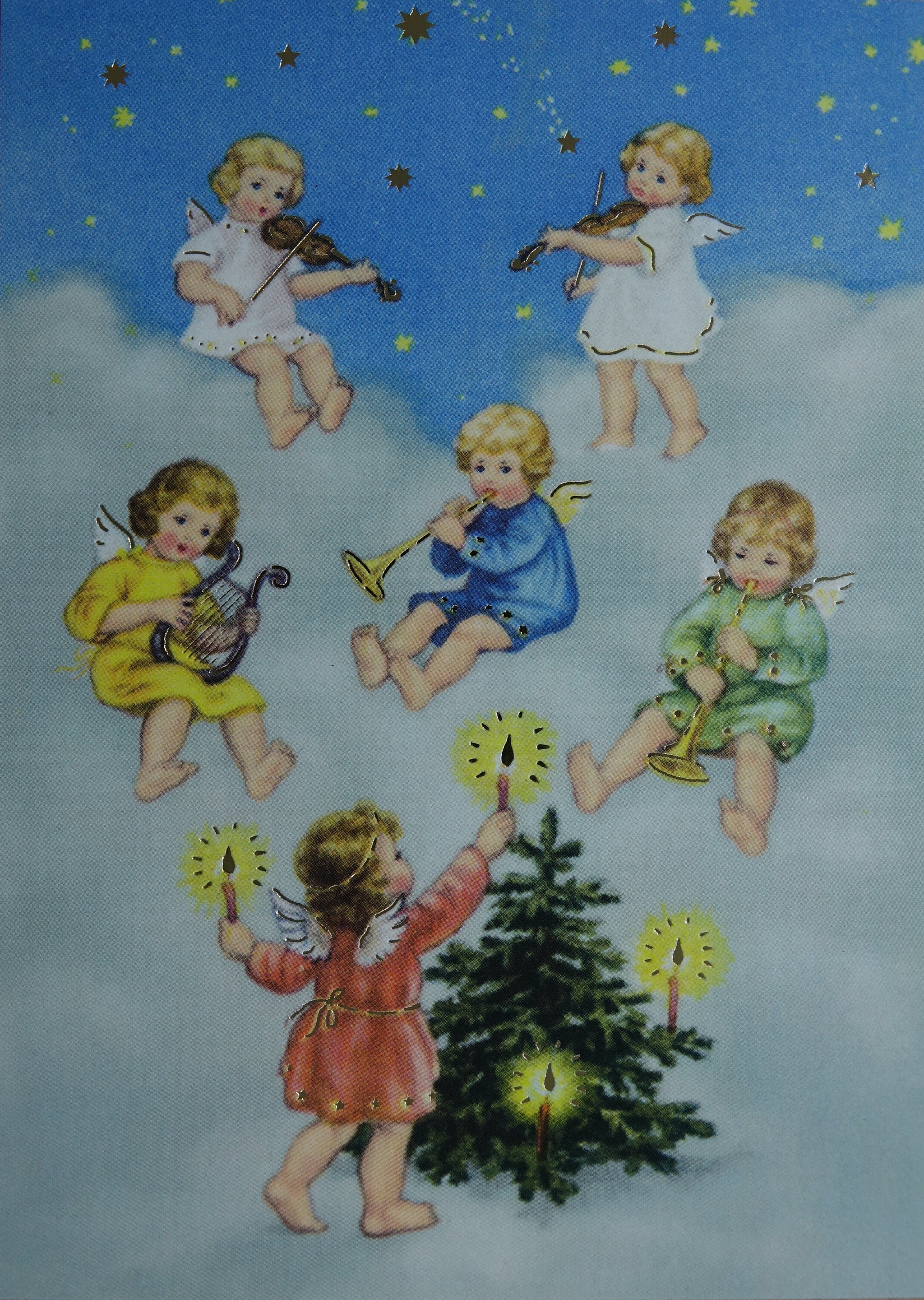 Medici Weihnachtskarten-Set „Christmas At The Inn“ – 16 Künstlerische Karten (2 Designs, Je 8 Stück)